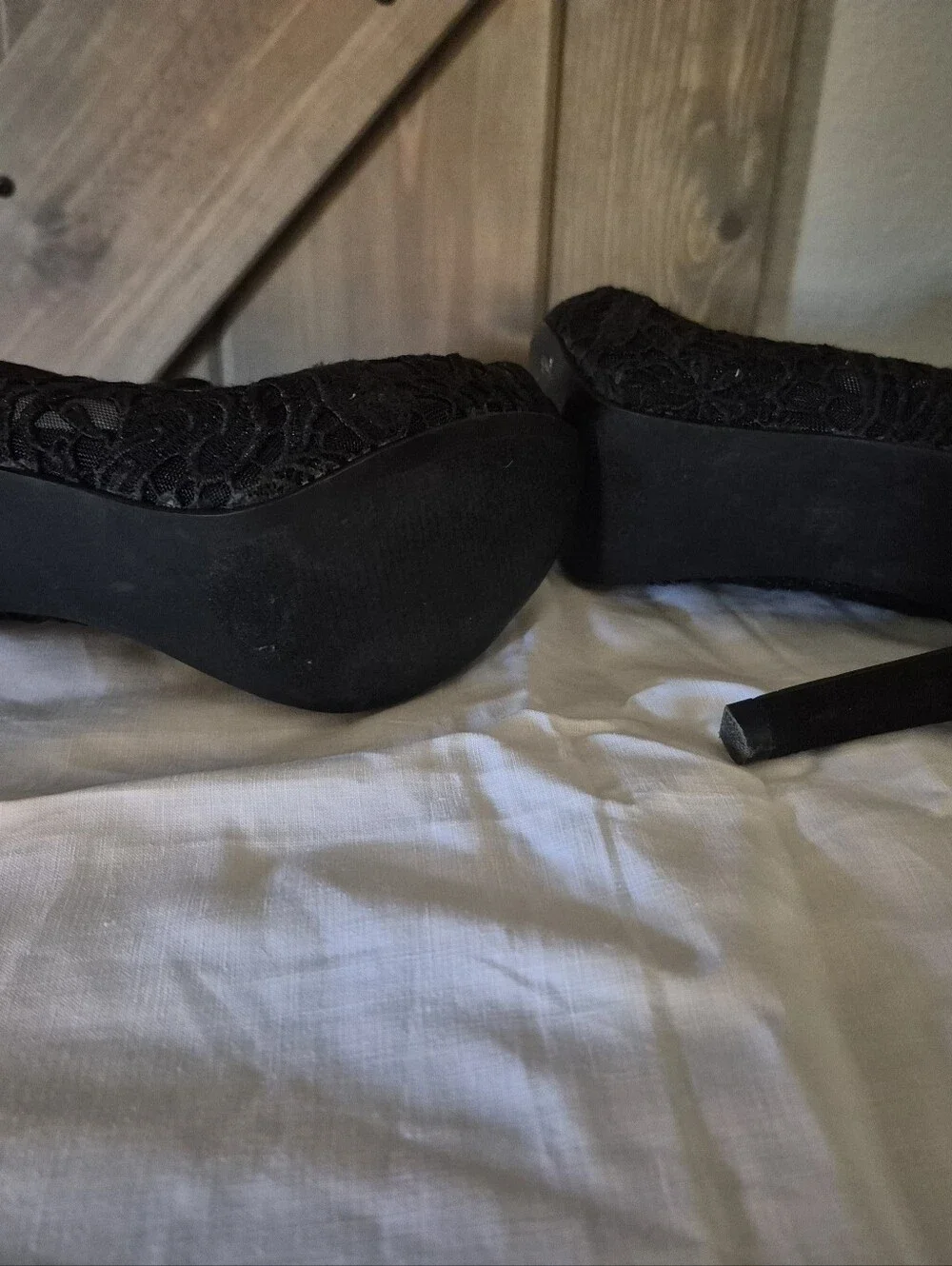 APT. 9 Black Lace Heals
